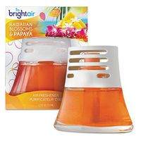 Bright Air 900021 Scented Oil Air Freshener, Hawaiian Blossoms and Papaya, Orange, 2.5oz