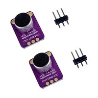 GY-MAX4466 Electret Microphone Amplifier Sensor Sound Module with Adjustable Gain Control for Arduino WIshioT (Pack of 2)