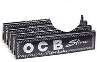 OCB Premium King Size Slim Cigarette Rolling Papers Pack (32 Rolling Papers Per Pack) + Limited Edition Beamer Smoke Sticker. Used with Legal Smoking Herbs, Rolling Tobacco, Herbal Mixes