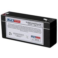 Universal Battery UB634 6V 3.2Ah F1 Compatible Replacement Battery by UPSBatteryCenter