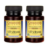 Swanson 5-Htp & Melatonin 30 Veg Capsules (2 Pack)