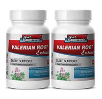 Valerian Root Passion Flower - Valerian Root Extract 4:1 125mg - Promote Relaxation and Relieve Stress with Herbal Valerian Root Extract (2 Bottles 200 Capsules)
