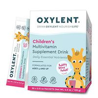 Oxylent Children's Bubbly Berry Punch Multivitamin Supplement Drink, 30 Packet Box