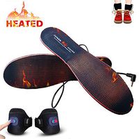 Heated Insoles with Rechargeable Battery Powered,Bial Adjustable Temperature Electric Pads Foot Warmers for Men Women Warm Feet on Winter Adventures Outdoor Sports Like Skiing Hunting Hiking Camping