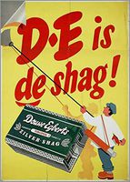 ShopForAllYou Posters & Prints Wall Size Posters D.E. is de shag Tobacco Cigar ads Poster
