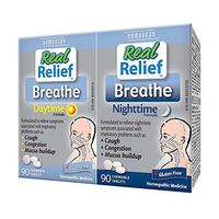 Real Relief Breathe Daytime/Nighttime, 2 x 90 Tablets