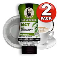 Guy Gone Keto, MTC Oil, High Grade, Unflavored, 0g Net Carb, Large Value Size Bottle, 26.5 oz. (2 Pack)