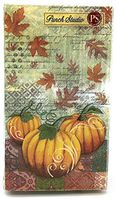 Pumpkin Leaves Guest Towels Dinner Napkins - 32 count by Punch Studio