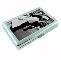 Classic Kiss R1 Hip Silver Cigarette Case Id Holder Metal Wallet 4" X 2.75" RFID Protection