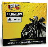 Ruffles Pro 55 Gallon Drum Liners (40 Count) 618933(RPS108A)