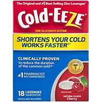 COLD-EEZE Cold Remedy Lozenges, Cherry 18 ea (Pack of 2)
