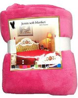 Super Soft Luxurious Fleece Throw Blanket/Pink-Queen