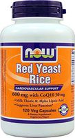 Now Foods, Red Yeast with Co Q10 Ala, 120 Veggie Capsules
