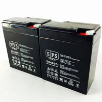 SPS Brand 6V 8.5Ah SLA Replacement Battery for ELS EDS680W (2 Pack)