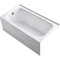 KOHLER K-1150-LA-0 Bancroft 5-Foot Bath with Left-Hand Drain, White
