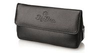 Leather Cigarette Smoking Pipe Tobacco Pouch Case Bag for 2 Pipes Holder PU Leather Pocket-Gift for Smokers