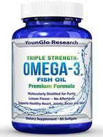 Fish Oil Pills - Pharmaceutical Quality - Triple Strength Omega 3 Burpless Capsules (1 Pack)