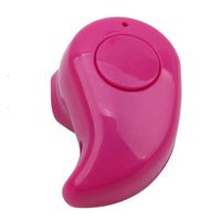 In-Ear S530 Mini Style Wireless Bluetooth Stereo Headphone Headset Earbud Earphone Earpiece with Mic & Hands Free Calls for iPhone/Samsung (Plus-Hot Pink)