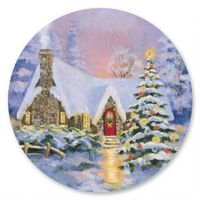 All Hearts Come Home Christmas Envelope Seals - Set of 144 Self-Adhesive, Flat-Sheet, 1-1/2" Sticker Seals, By Colorful Images