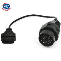 Auto Wayfeng WF New OBD OBD II Adapter for BMW 20 pin to OBD2 16 PIN Female Connector e36 e39 X5 Z3 for BMW Car Diagnostic Cables and Connectors