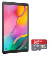 Samsung Galaxy Tab A 10.1 inch 128GB Silver with 64GB Memory Card (2019, Wi-Fi Only, 3GB RAM, Micro SD Card Slot) SM-T510NZSGXAR