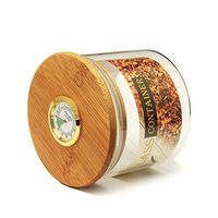 MUXIANG Tobacco Jar Cigar Storage Jar Cigar Humiditor Small Round Humidifier Glass Airtight Preserve Tobacco Pipe WMCG0014