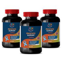 Prostate Support Supplement - Powerful Prostate Support - 1345MG - Saw Palmetto for Men - 3 Bottles (180 Capsules)