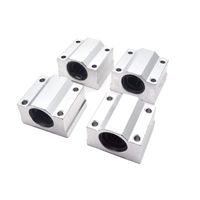 Sydien SCS12UU Linear Motion Ball Bearing CNC Slide Bushing 12mm Inner Diameter Pack Of 4