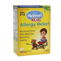 Hyland's 4 Kids Allergy Relief Quick-Dissolving Tablets 125 ea
