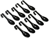 Fineline Settings 10-Piece Tiny Temptations Tensils Spoon, 5-Inch, Black