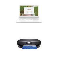HP Chromebook 11 x360 2-IN-1 11.6" (1366x768) TOUCHSCREEN, Celeron Dual-Core N3350 , 32GB SSD with Wireless All-in-One Photo Printer