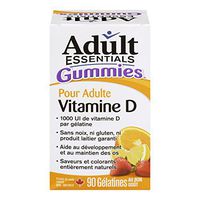 Adult Essentials Vitamin D Gummies, 90 Gummies
