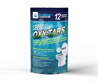 Septic Oxy-Tabs Professional Strength Septic Tank Treatment breaks-down and digests household waste and toilet paper (12)