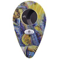 Xikar Xi1 Custom Cigar Cutter, Music Theme, Stainless Steel, Lock System, Cuts 54 Ring Gauge Cigars, Amazon Exclusive