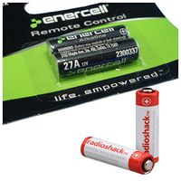 Enercell/RadioShack 27A 12V Alkaline Remote Battery 2-Pack