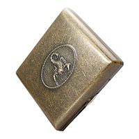 [Scorpion] Fashion Durable Nobility Men's Bronze Cigarette Case Cig Holder Box
