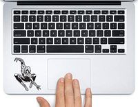 Spiderman Full Body Marvel Superhero Printed Trackpad Clear Vinyl Decal Sticker Compatible with Apple MacBook Pro Air 11" 12" 13" 15" All Years Laptop Keyboard (11 " MacBook Air)