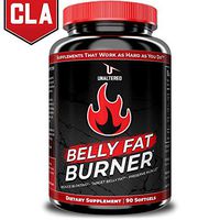 CLA - Belly Fat Pills That Work - Conjugated Linoleic Acid 1000mg Softgels - Slim Stomach & Abdominals - Natural & Keto Diet Friendly Supplement for Men & Women - 30 Servings