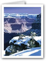 Beautiful Grand Canyon Rim Note Card - 10 Boxed Cards & Envelopes
