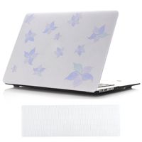 Macbook Pro 15.4 Inch with Retina Display Case and Keyboard Cover,Sunway Ultra Thin Beautiful Floral Hard Case Cover for Macbook Pro 15.4 Inch with Retina Display(A1398) - Purple Flowers