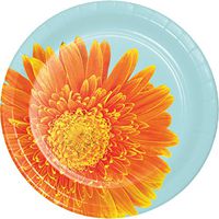 Petal Pop Floral Paper Plates, 24 ct