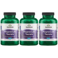 Swanson Magnesium Taurate 100 mg 120 Tabs 3 Pack