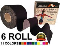 Premium Professional Grade Kinesiology Tape *Free Instructional Ebook* Taping to Boost Performance & Heal Pain Faster- 2”x16.4’ Uncut Athletic Therapeutic Roll for Muscle Support in 11 Sports Colors