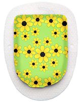 Omnipod Stickers - Decorative Accessory Patch for Insulin Pump - 10 Pack - Sunflowers