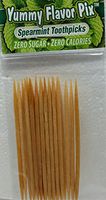 Flavored Toothpicks by Yummy Flavor Pix - Spearmint