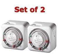 Intermatic TN311 15 Amp Heavy Duty Grounded Timer - 2-Pack
