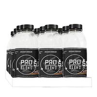 Pro Blend 55 Shake n Go 12 Pack - Low Carb Gainer & Meal Replacement Powder – Whey, Casein, Egg Albumin Protein – Chocolate Fudge
