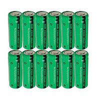 Rechargeable 2/3aaa Battery 1.2v ni-mh Battery 400mAh Count :Pcs (12)