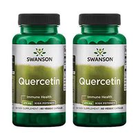 Swanson High Potency Quercetin 475 Milligrams 60 Veg Capsules (2 Pack)