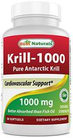 Best Naturals Krill Oil 1000 mg 30 Softgels